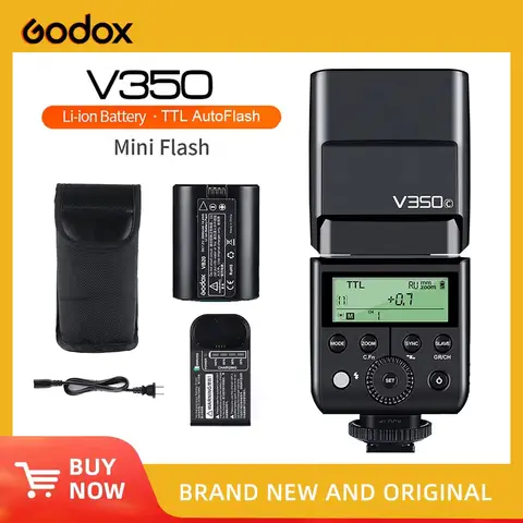 Godox V350C V350N V350S V350F V350O TTL HSS Camera Speedlite Flash Built-in Lithium Battery for Canon Nikon Sony Fuji Olympus