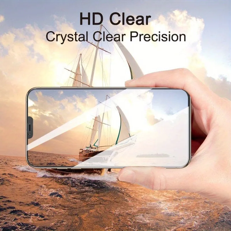 3Pack HD Clear Screen Protector Geschikt voor iPhone 17 16 15 14 12 13 11 Pro Max 16 15 14 Plus 16e 17 Air XR XS Max 7 8 Glas