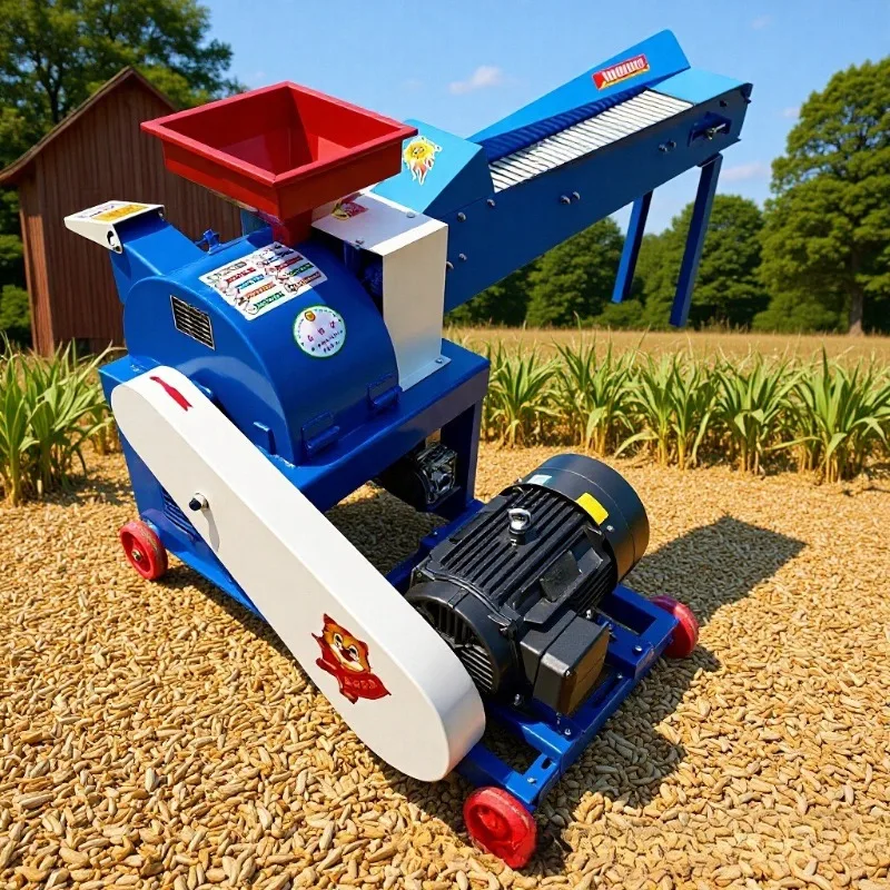 

Ultra-fine Forage Crushing Pulping Machine Straw Straw Mill Breeding Feed Kneading Machine