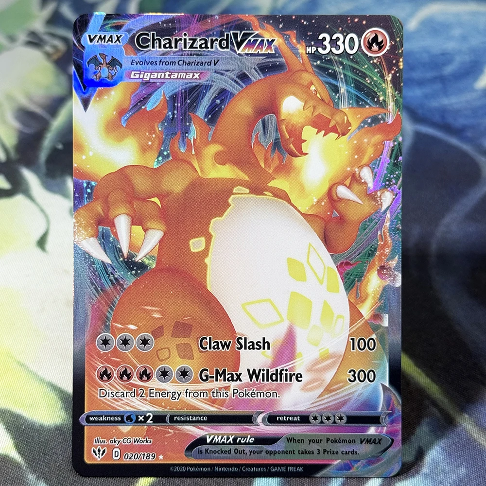 

Карты из прокси-фольги PTCG Charizard Giratina Calyrex для хобби, редкая коллекция боевых карт, игрушки, подарки
