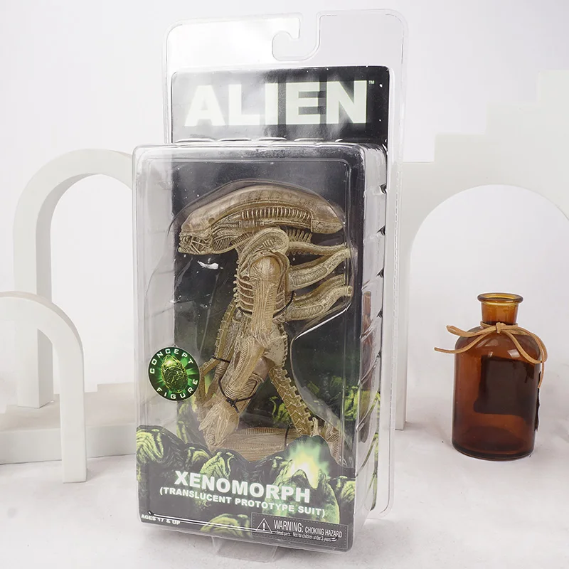 NECA Grid Warrior Xenomorph Alien Figure Alien vs Predator Action Figure Collectible Model Toys Christmas Birthday Gift