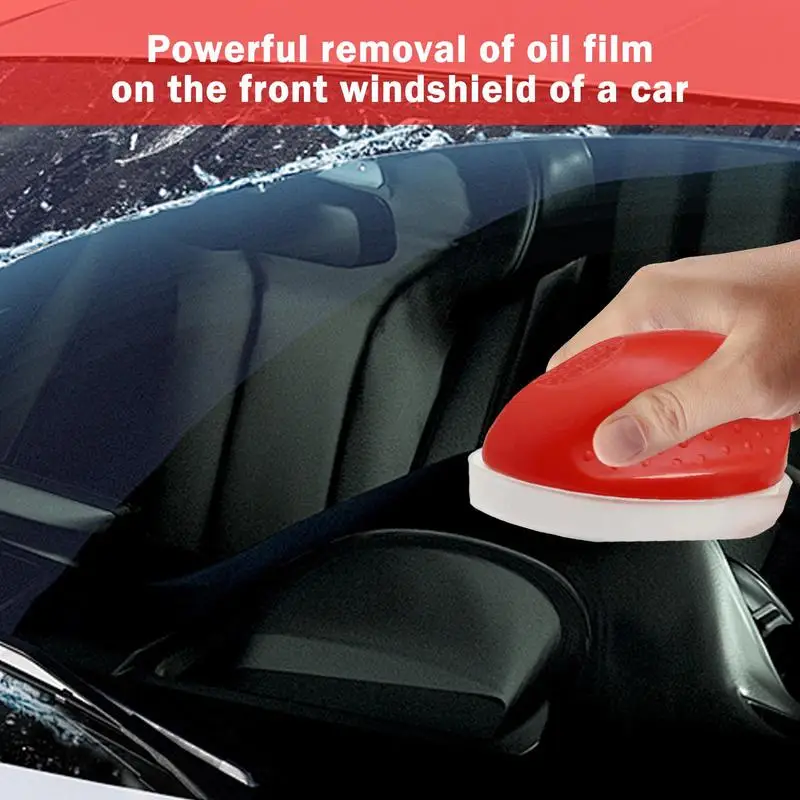 

Automotive Oil Cleaning Brush Windshield Oil Film Remover Car Oil Film Cleaning Brush Glass Oil Film Remover Front Windshield