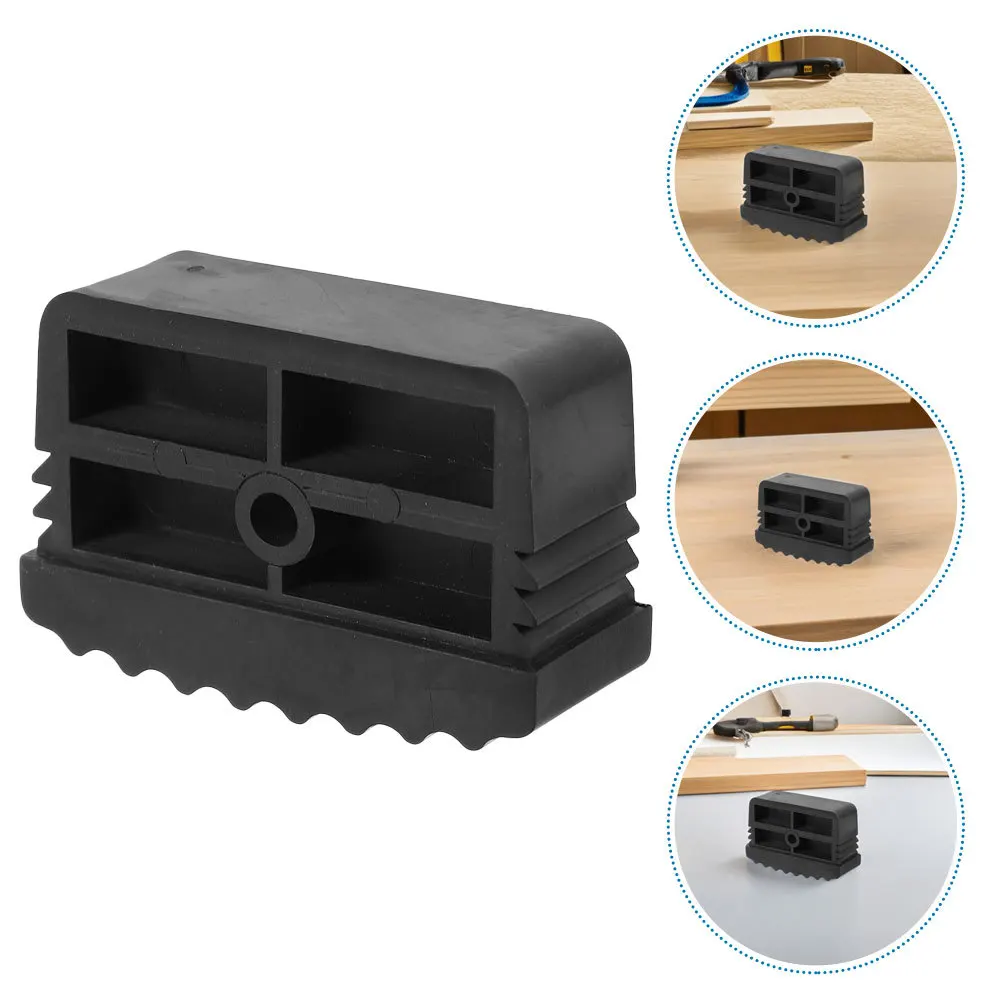 

2pcs Ladder Anti Slip Feet Covers: Non Slip Rubber Pads For Step Ladder Legs Safety Stabilizer Mat Indoor Outdoor Use
