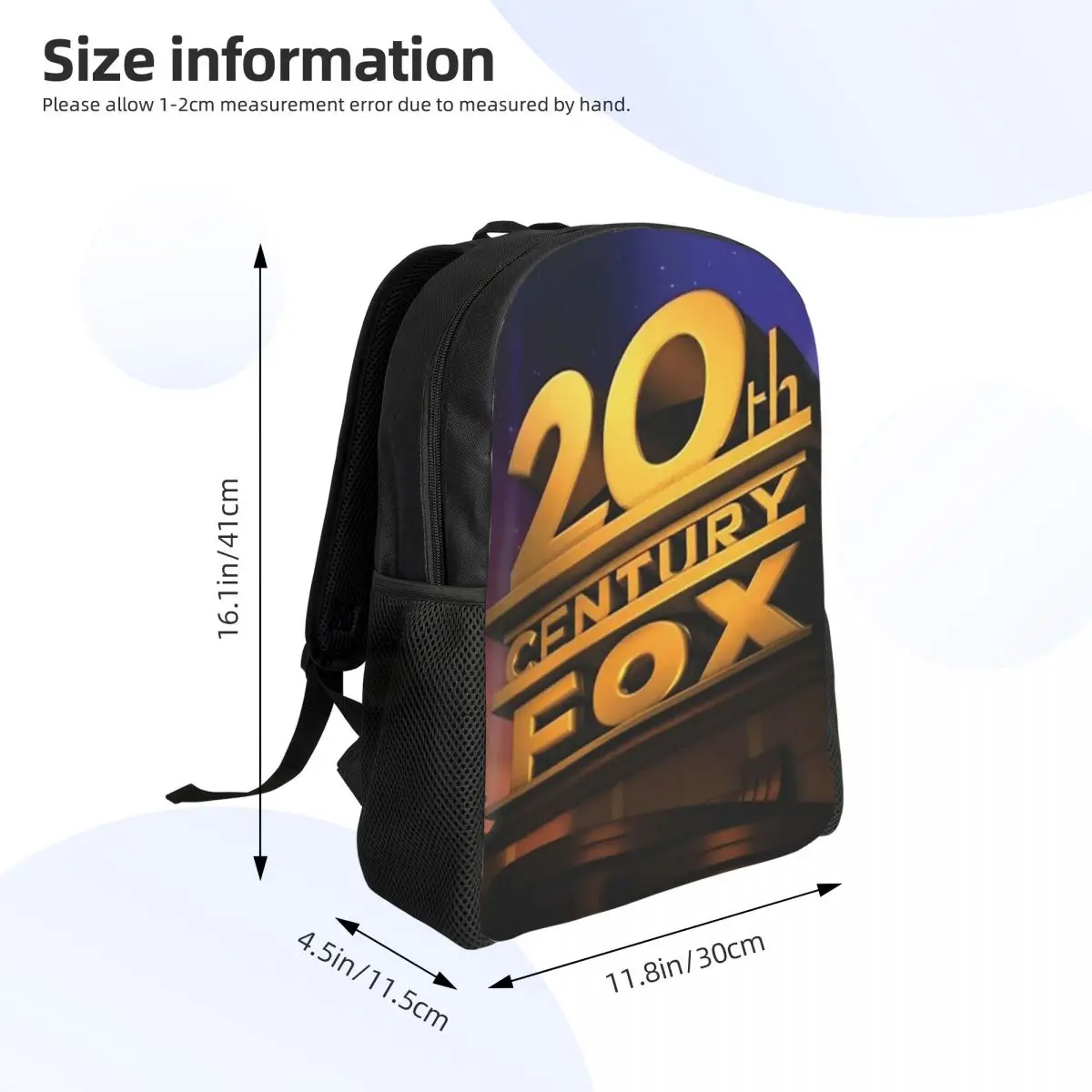 Mochila clásica Fox del siglo XX para estudiantes, bolso escolar, mochila de viaje para senderismo, mochila de moda para niños y niñas, bolsos de hombro