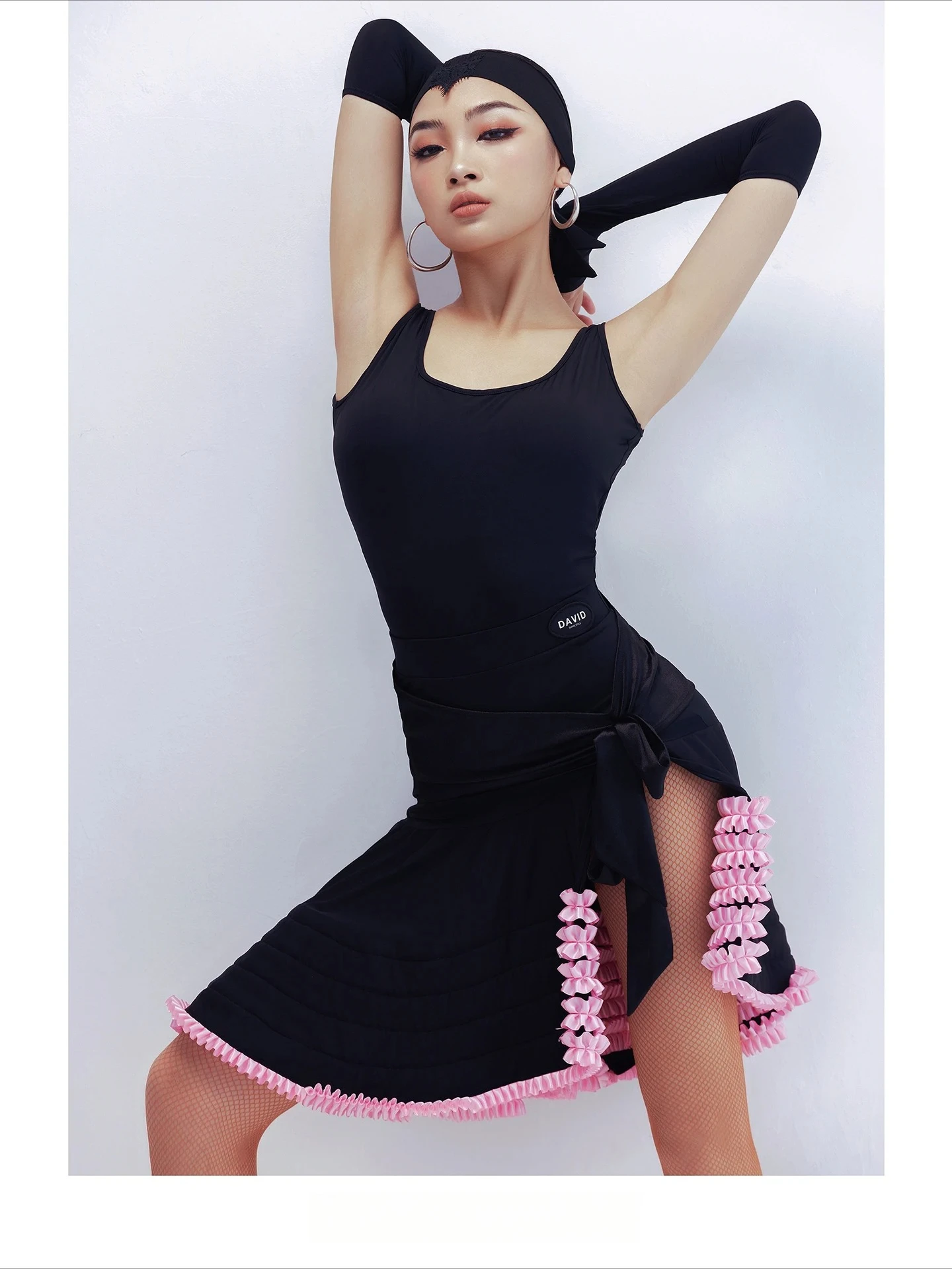 UK Latin danskostuum dames zomertraining tweedelige set voor leraren/studenten dagelijkse praktijk mode dansoutfit