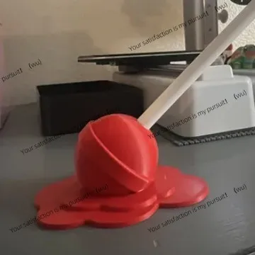 Melted Lollipop Apple Pencil Holder
