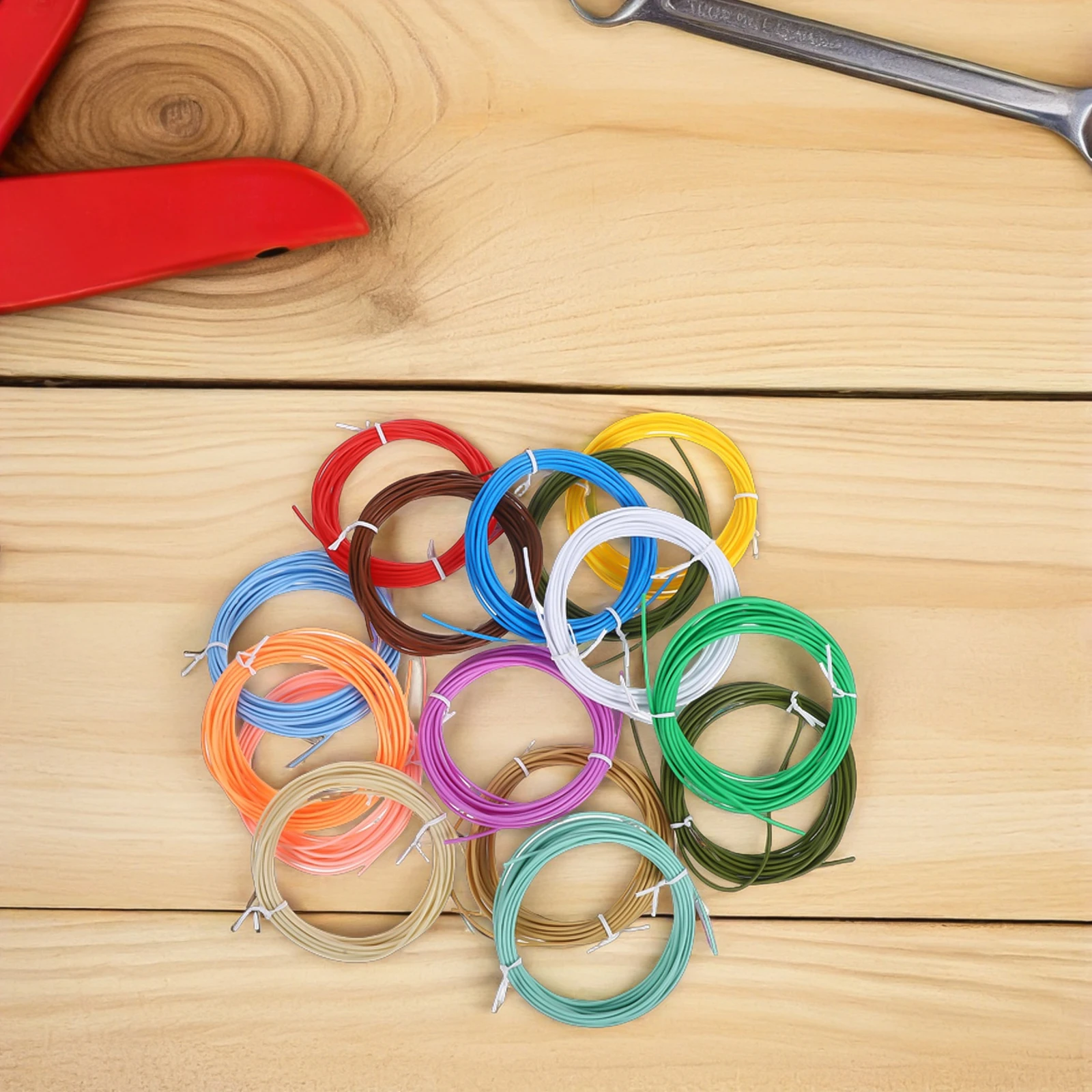 

15 Rolls 1 75MM PCL Filament Print Pen 5M Colorful Spools 3D Supplies Accessories Creative Art Education