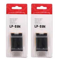 Original LP-E6N LPE6N 1865mAh Battery  For Canon EOS 5DS R 5D Mark II 5D Mark III 6D 7D 70D 80D 90D Camera