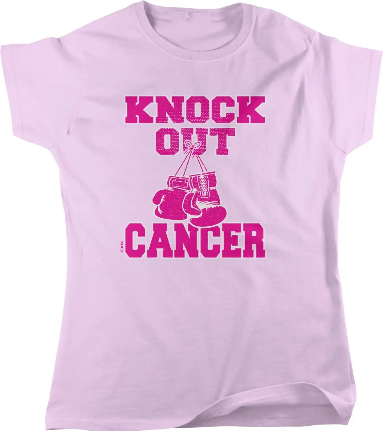 Женская футболка Knock Out Cancer Breast HOOD_00681