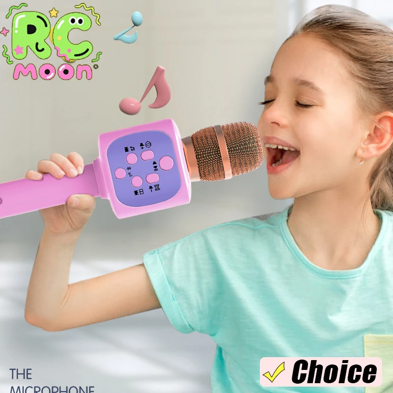

Karaoke Microphone Wireless Control Portable Home Singing Machine Speaker Handheld Music Player Singing Recorder Gifts