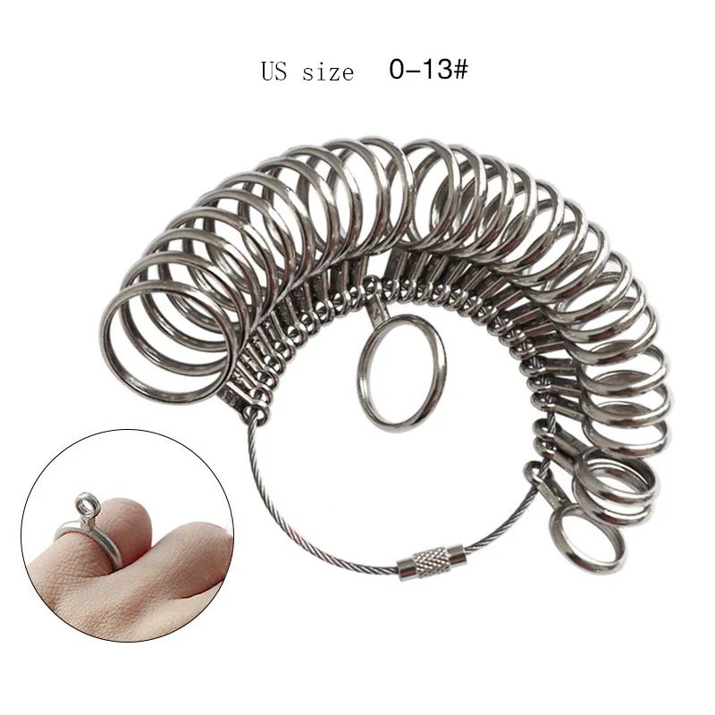 Ring Measurement Tool Set Diy Jewelry Measurement Tool Finger Size Measurement Rod Finger Circumference Measurement Band