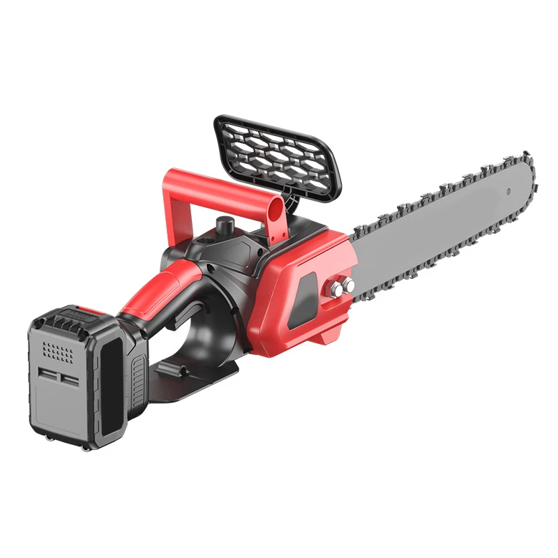12-inch Brushless Electric Chainsaw Cordless Power Tool 2 Batteries for Logging Pruning Household Handheld Lithium-Ion