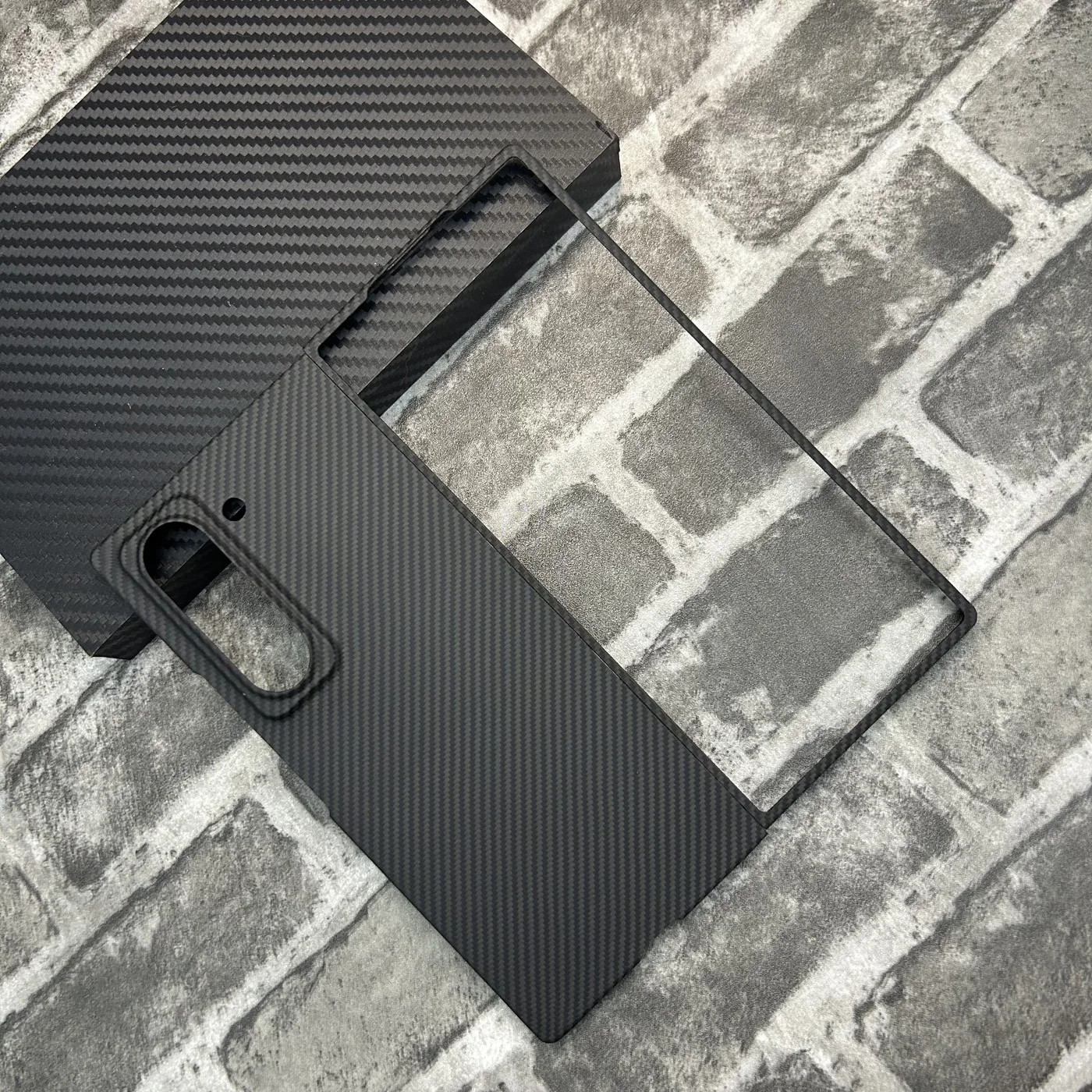 

Real Carbon Fiber Case for Samsung Galaxy Fold W25 Luxury Aramid Fiber Hard Protective Cover for Samsung Fold W25 Case capa