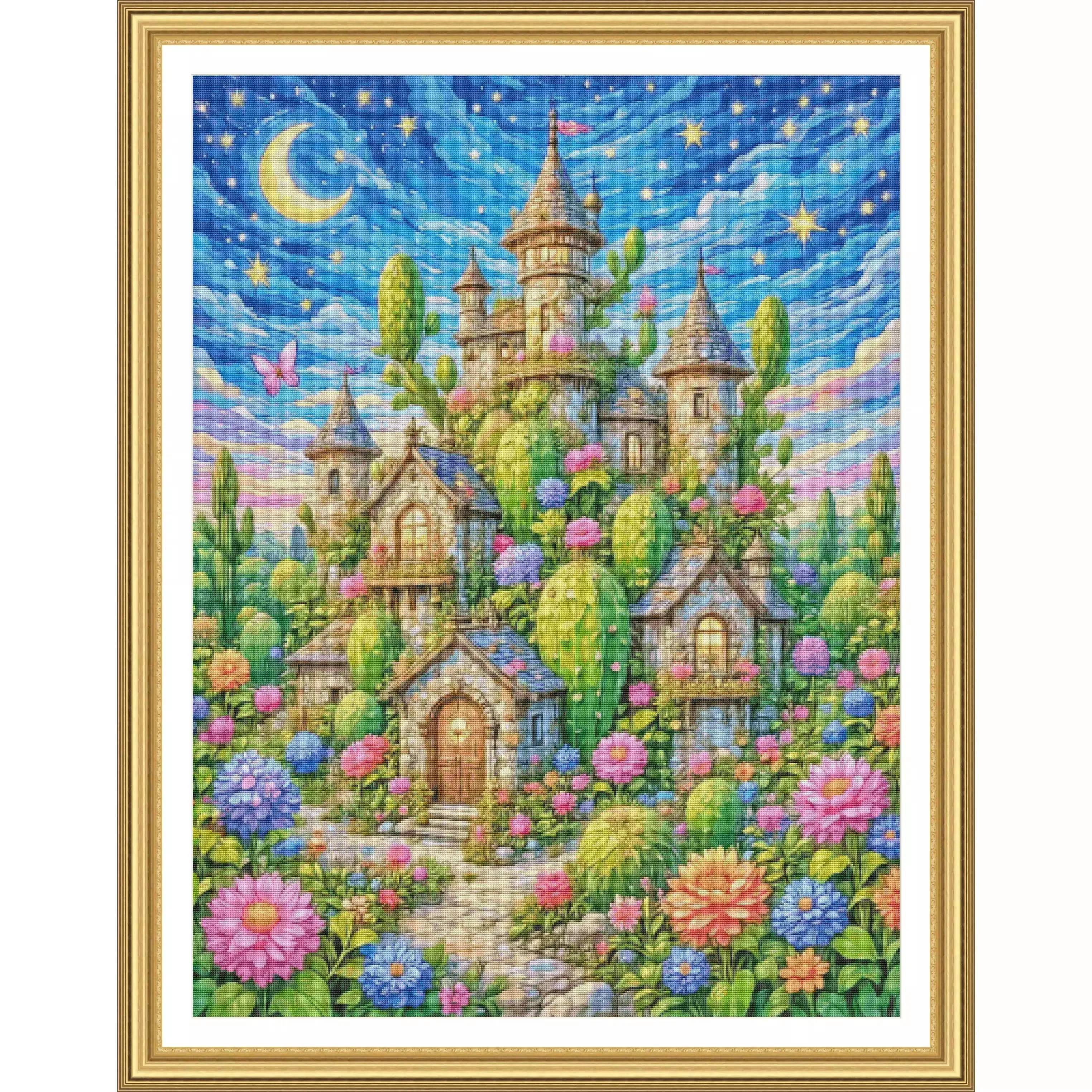 

Кактус хижина 11CT 14CT 16CT 18CT печать на холсте вышивка крестиком DIY набор китайский узор набор рукоделие вышивка 111 цвета