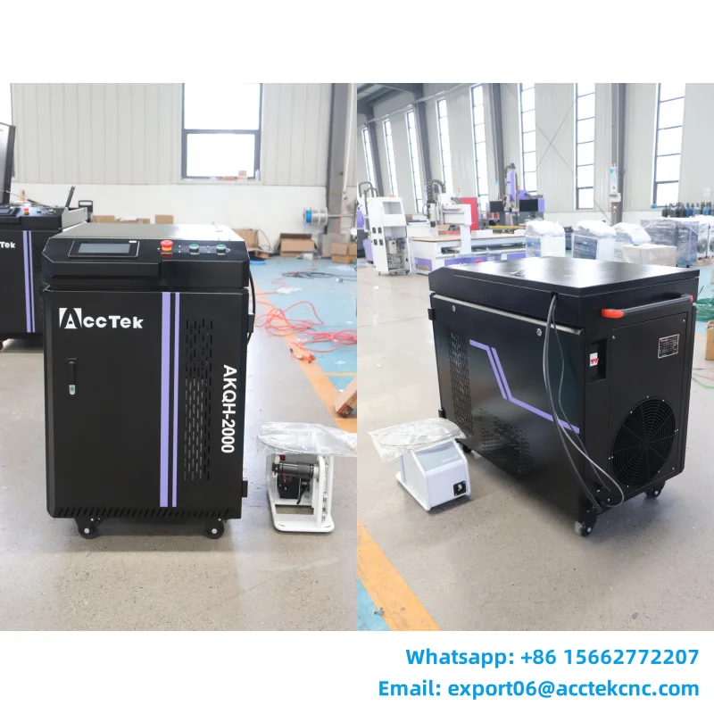 

4IN1 3000W Hand Held Fiber Laser Welding Machine Portable Laser Rust Remover Dust Old Paint Laser Cleaner