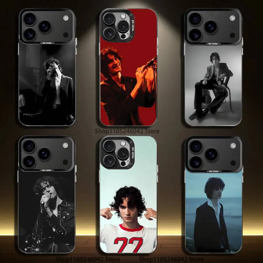 

singer S-Sombr Phone Case For iPhone 17,16,15,14,13,12,11,Pro,XS,Max,Plus,Mini,SE4,E Black Matte Shockproof Cover