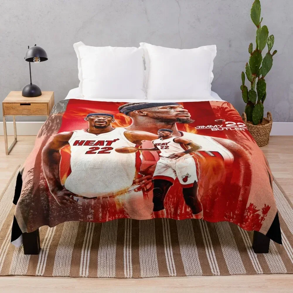 

Jimmy Butler 22 GOAT Throw Blanket for babies Plaid Soft Beds Blankets