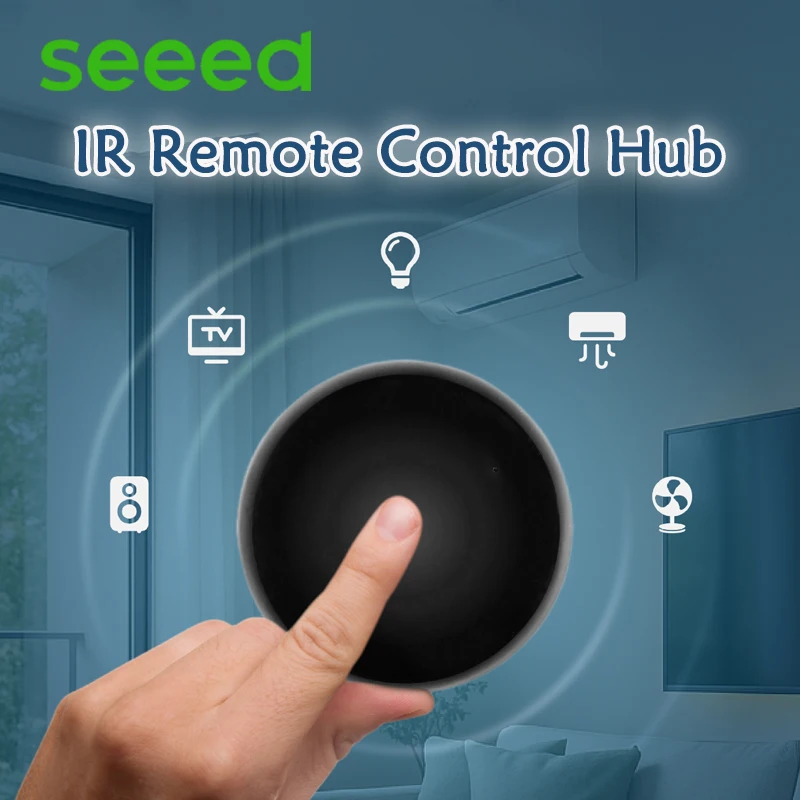 XIAO Smart IR Remote Control Hub for Home Assistant Mate Smart Infrared, ESP32-C3 Core, Haptic Feedback, One-touch Learning
