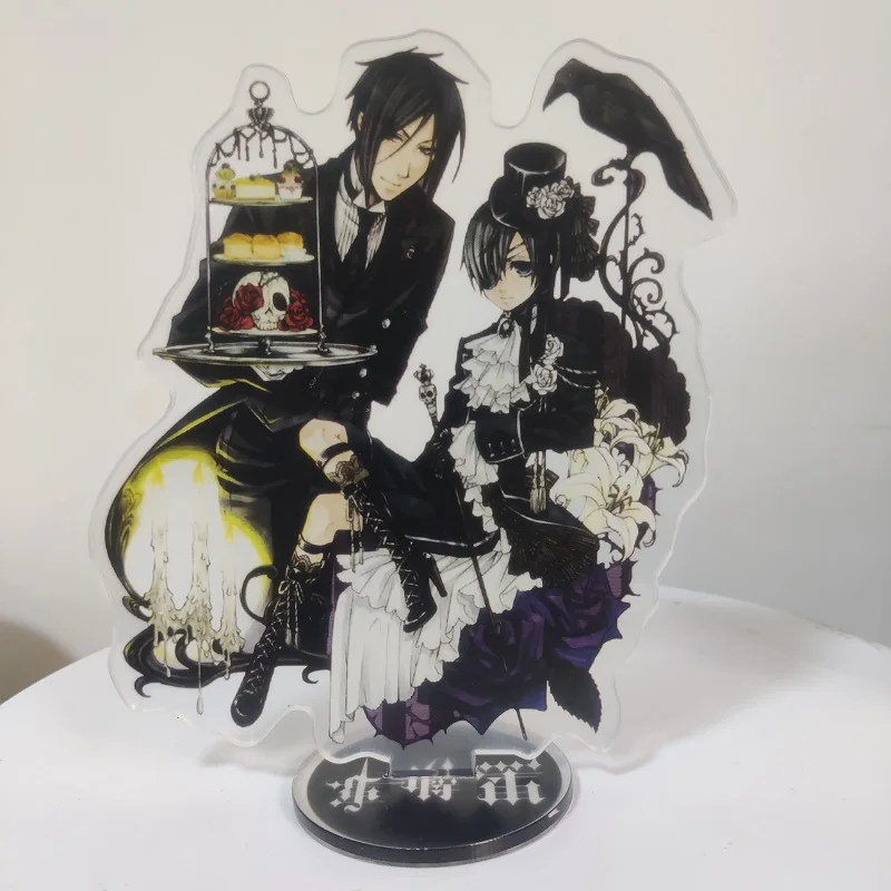 Japan Anime Black Butler Figure Cosplay Acrylic Double-Sided Stands Model Creative Design Desk Decoration Fans Collection Gift