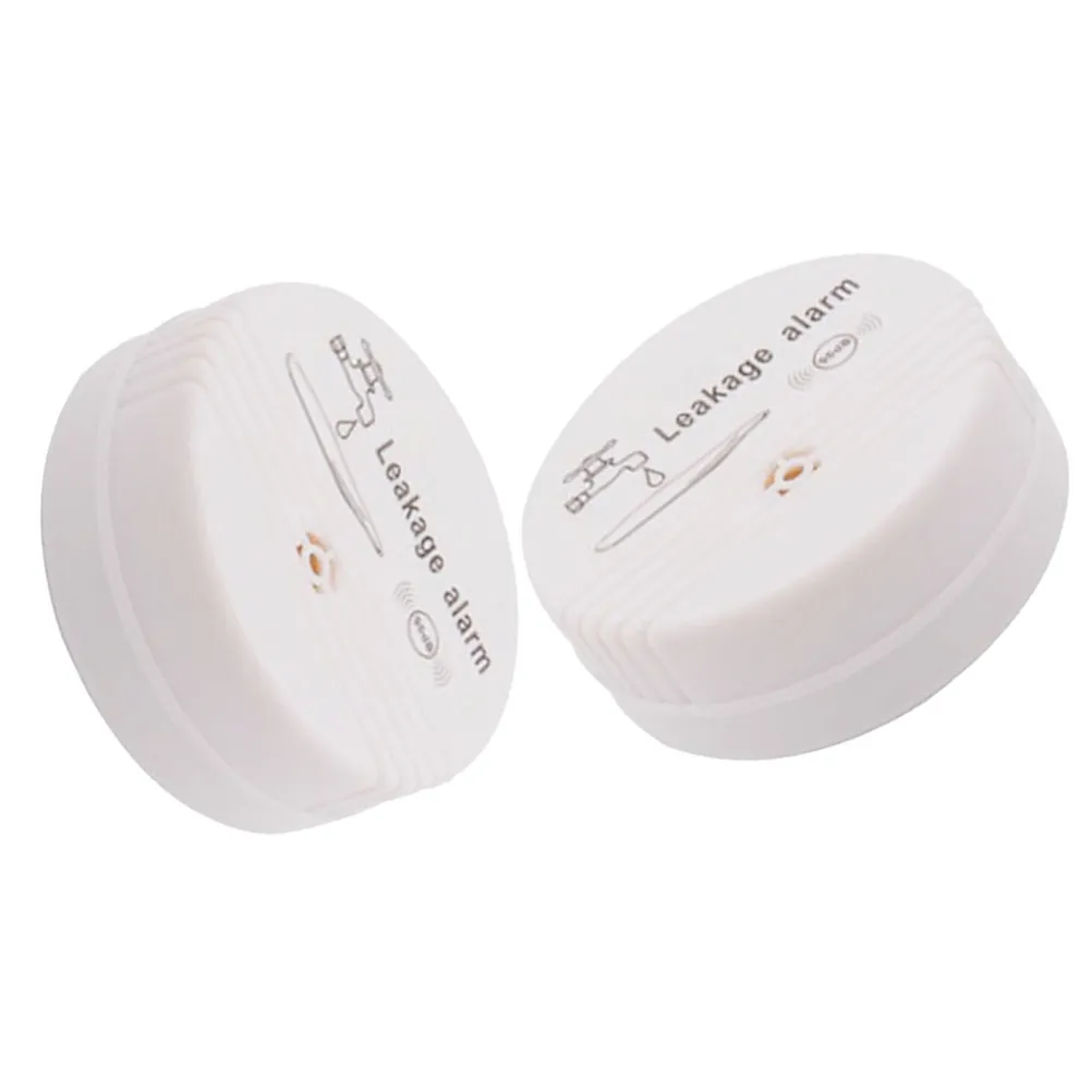 

2Pcs ABS Water Leak Alarm for Home Use Laundry Room Bathroom Kitchen Basement Water Sensor Alarm Flood Monitor Leakage