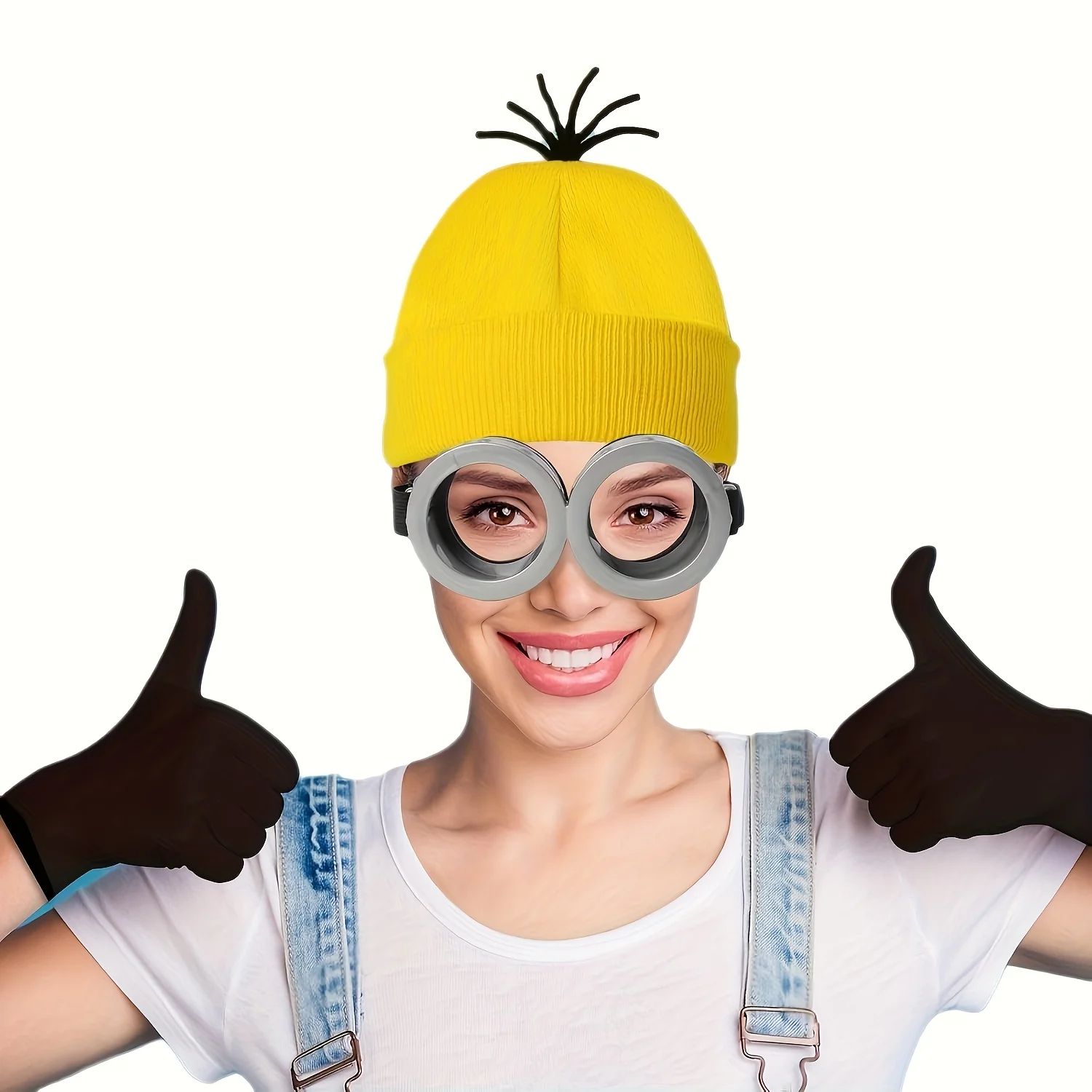 

Minion Costume For Adults Costume Minion Goggles Hat Outfit Cosplay Accessories Halloween Dress Party Despicables Me Costume