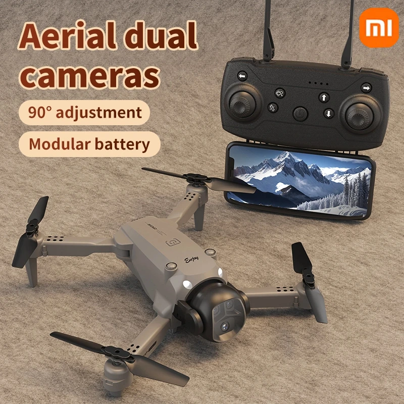 طائرة Xiaomi E4 بدون طيار 8K هوائية عالية الدقة متدرجة ضوء متدفق كاميرا مزدوجة متعددة الاتجاهات لتجنب العوائق محرك بدون فرشاة نظام تحديد المواقع بدون طيار