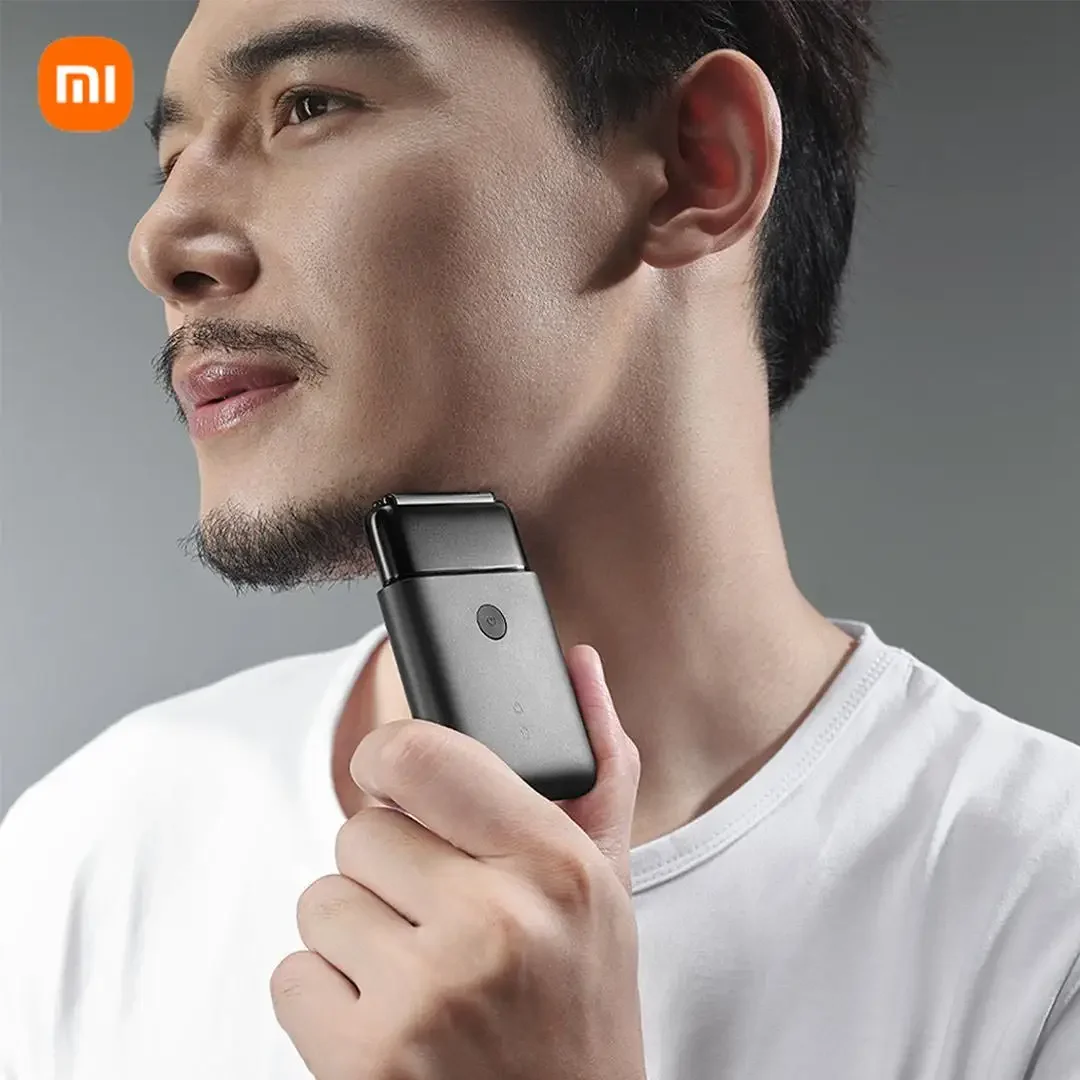 Xiaomi Mijia Electric Shaver Reciprocating Double Blades IPX7 Wet and Dry Shaving Cutter Head Type-c Rechargeable Portable Razor