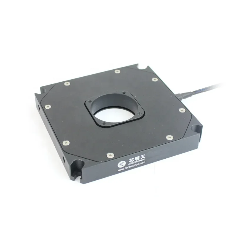 P18.X300K Open Loop Piezo Scanner Ptz Actuator Amplified Drive X Linear Stage With Aperture For Multi-dimensional Scanning