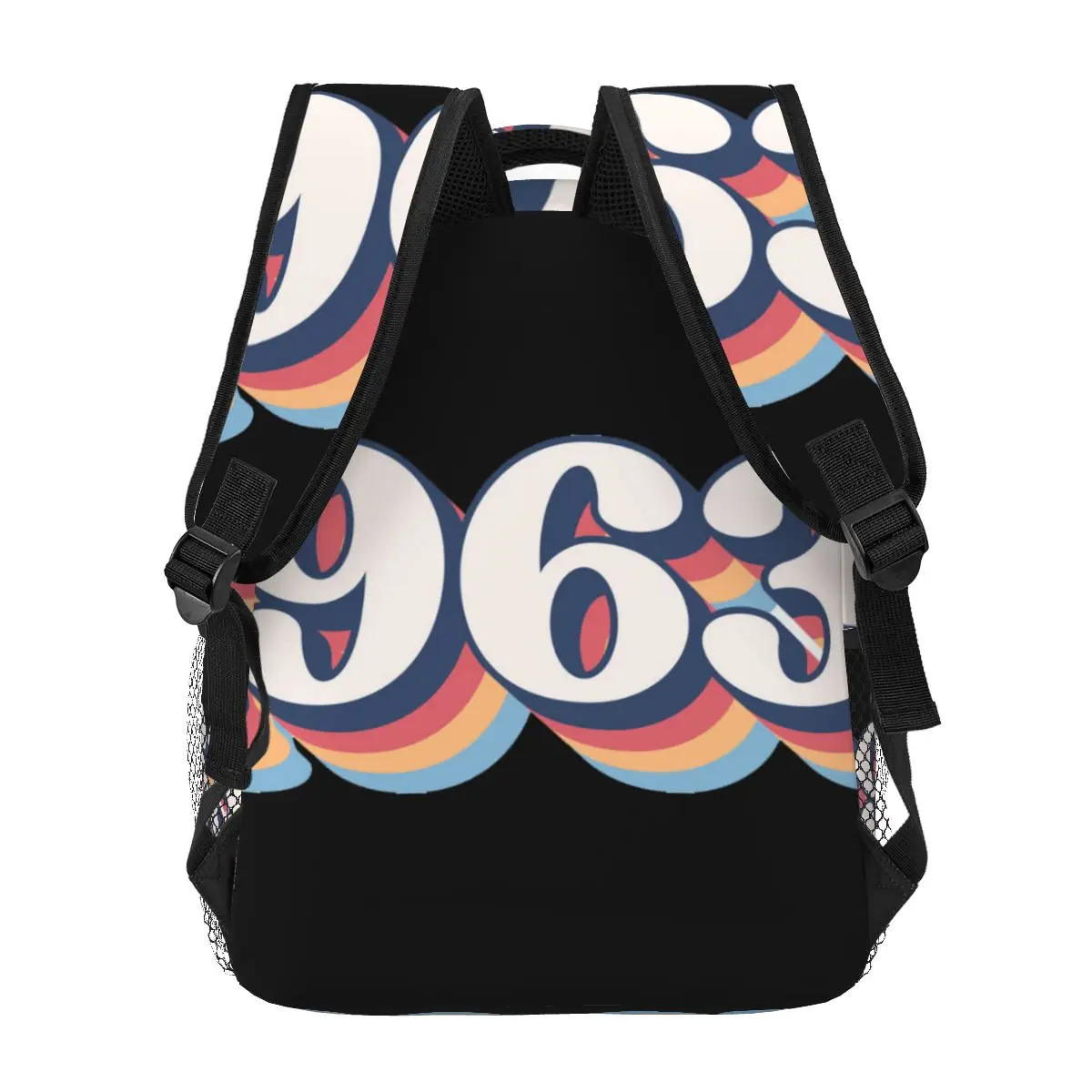 1963 Logo Casual Backpack Unisex Students Leisure Travel Computer Backpack