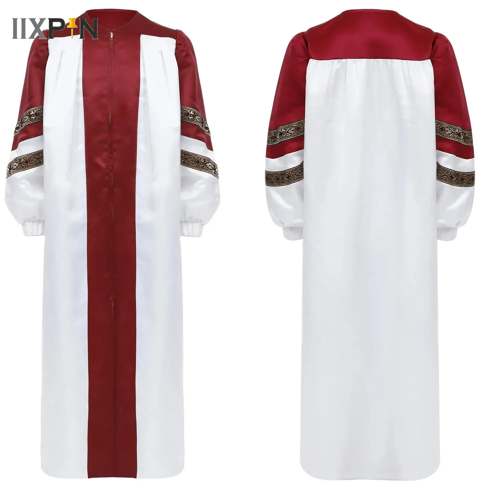 

Boys Muslim Arabic Tunic Overlay Worship Costume Dancewear Long Sleeve Liturgical Church Praise Dance Dress Lyrical Dance Dress