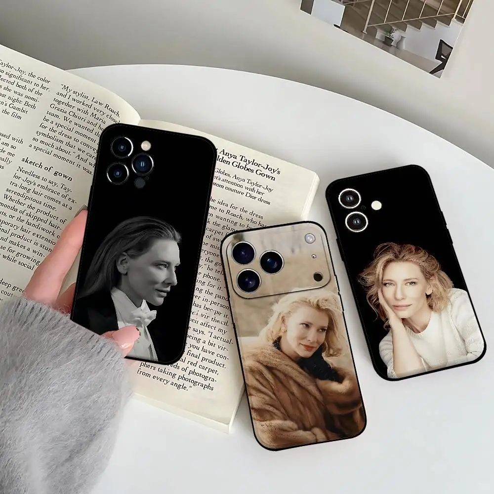 C-Cate B-Blanchett Handyhülle für iPhone 17 16 15 11 12 13 14 Pro Max 16 Plus 15 Pro MAX Cover