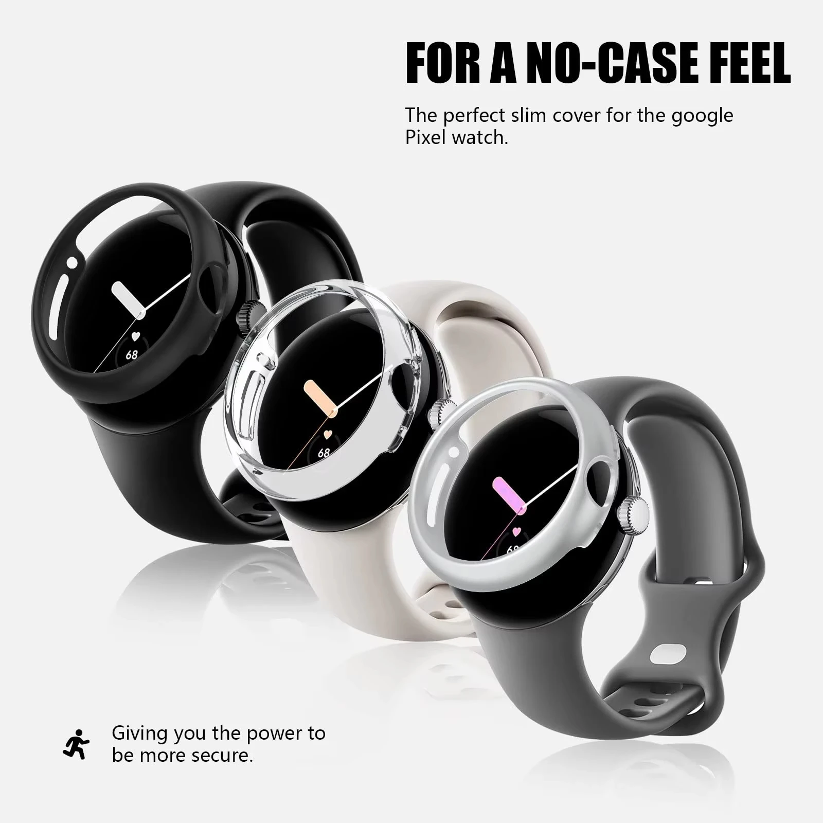 PC Case For Google Pixel Watch 2 1 Hard Bumper Frame Hollow Shell Shockproof Cases Protective Cover For Pixel Watch Accessories