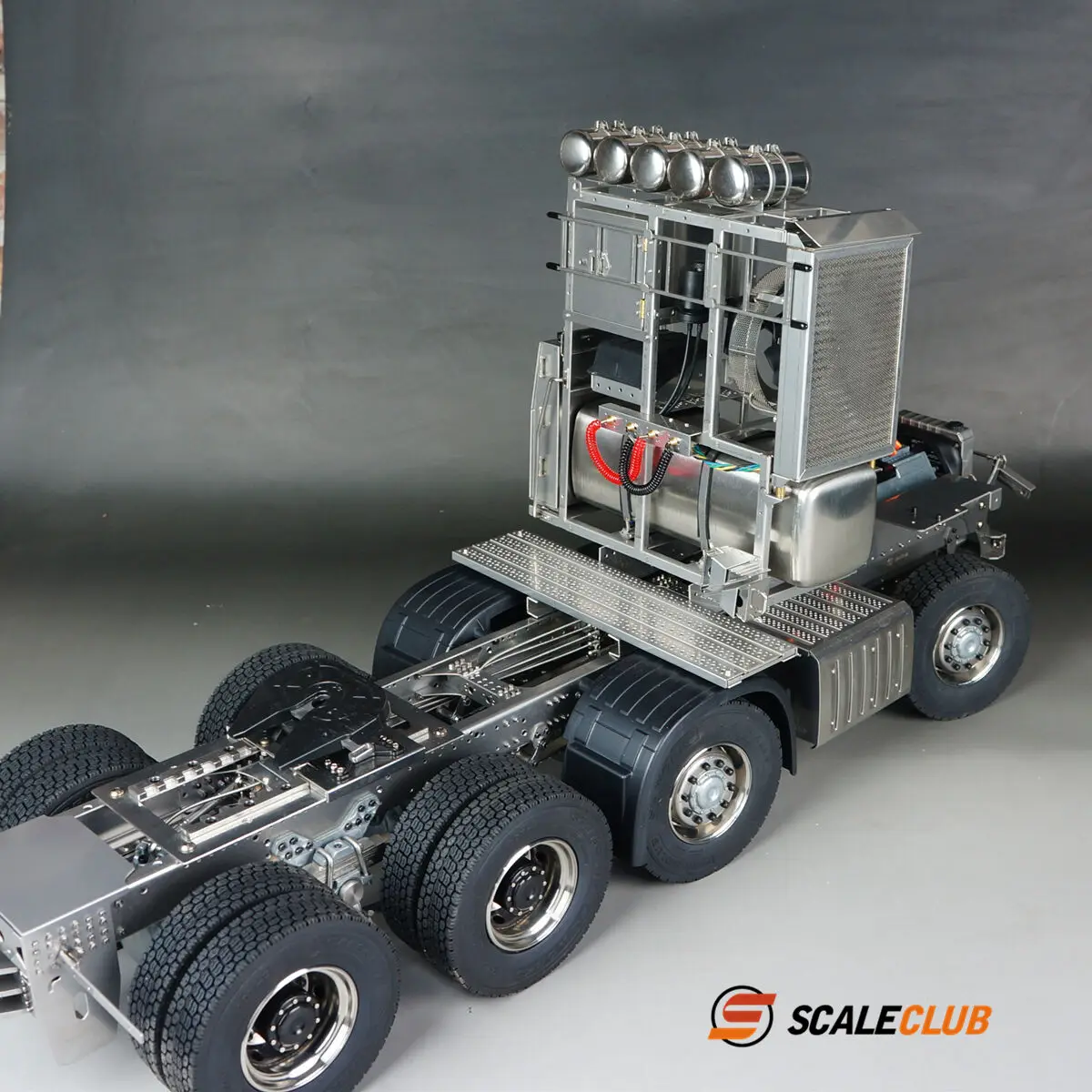 Scaleclub Model 1/14 Dla Benz 8x8 Heavy Drag Chassis Dla Tamiya RC Trailer Wywrotka Samochód Diy Parts