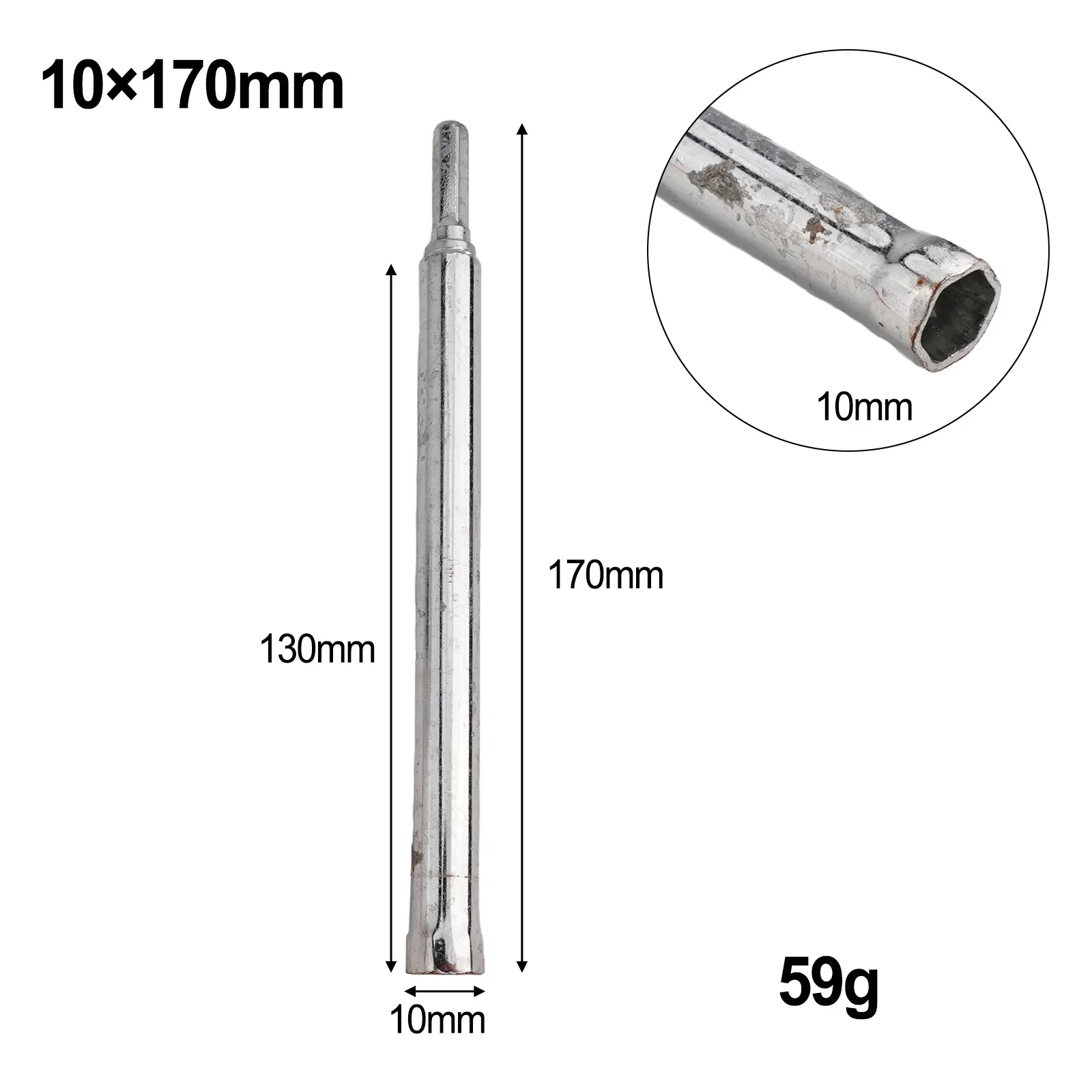 1pc 10-17mm Ceiling Leveling Sleeve Lengthening Hollow Screw Nut Hexagon Socket For Drilling Accessories