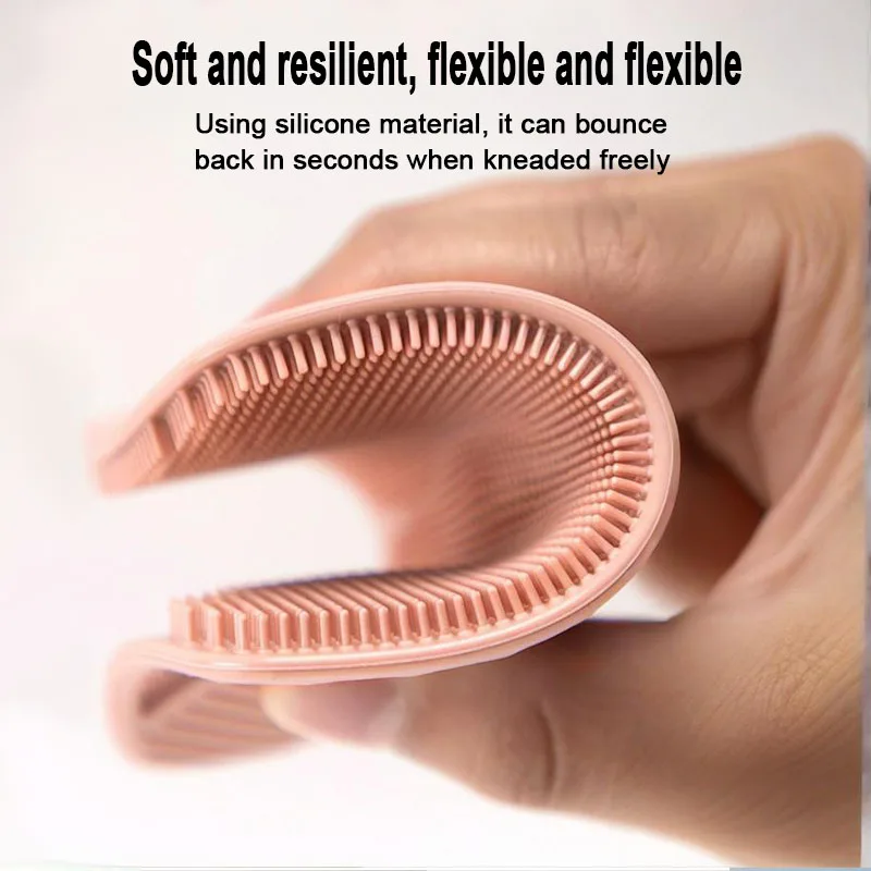 Brosse de bain exfoliante en Silicone, épurateur mural Portable, nettoie et massages, brosse de nettoyage de la peau, Gadget de bain MYS007