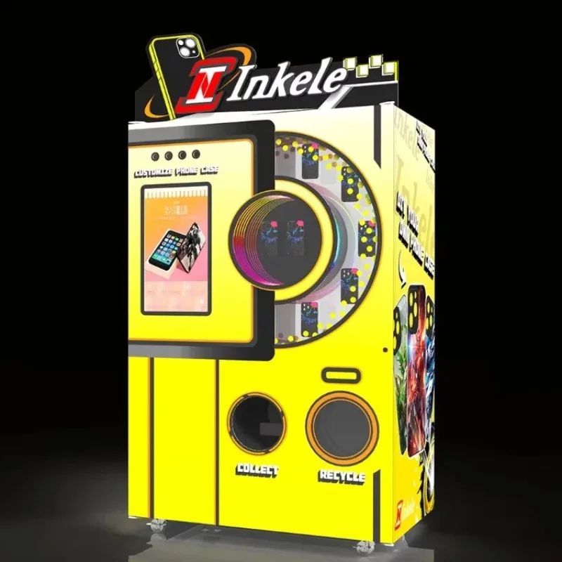 New Arrival Self Service 3D Sublimation Phone Case Printing UV Printer Automatic Print DIY Phone Case Vending Machine Supplier