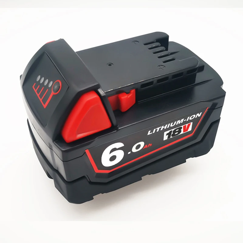 18V 5Ah 6000mAh Li-ion Tool Battery for Milwaukee M18 48-11-1815 48-11-1850 2646-20 2642-21CT Repalcement Rechargeable Batteries