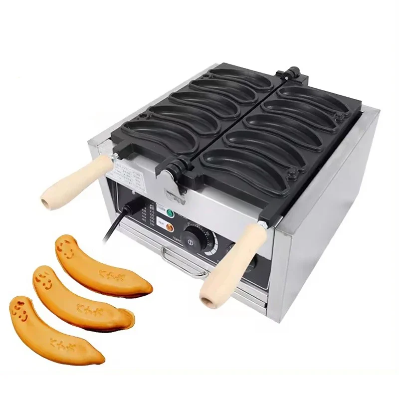 Snack Machines Mini Waffle Maker Banana Shape Waffle Machine