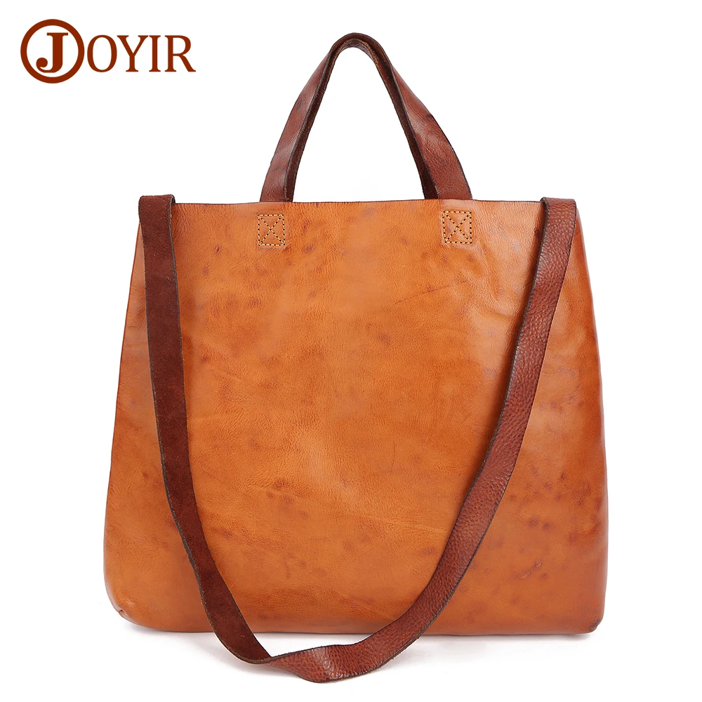 JOYIR Women Genuine Leather Casual Tote Bag Handbag Shopper Crossbody Bag Women Luxury Shoulder Bags High Quality