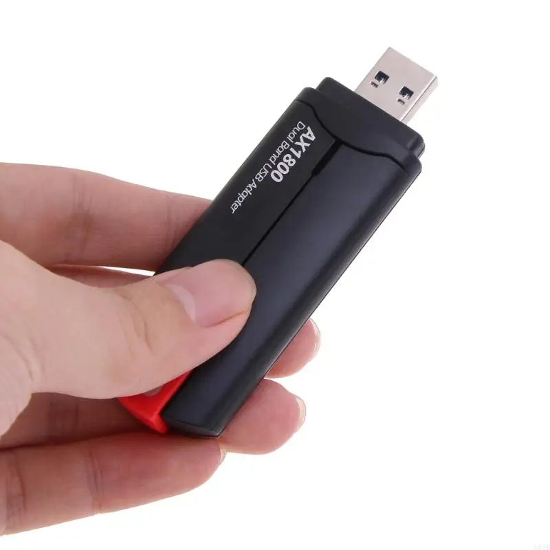 N84B WIFI 6 USB3.0 ADAPTER AX1800 DUAL-BAND 2.4/5GHZ بطاقة شبكة USB DONGLE WI-FI6
