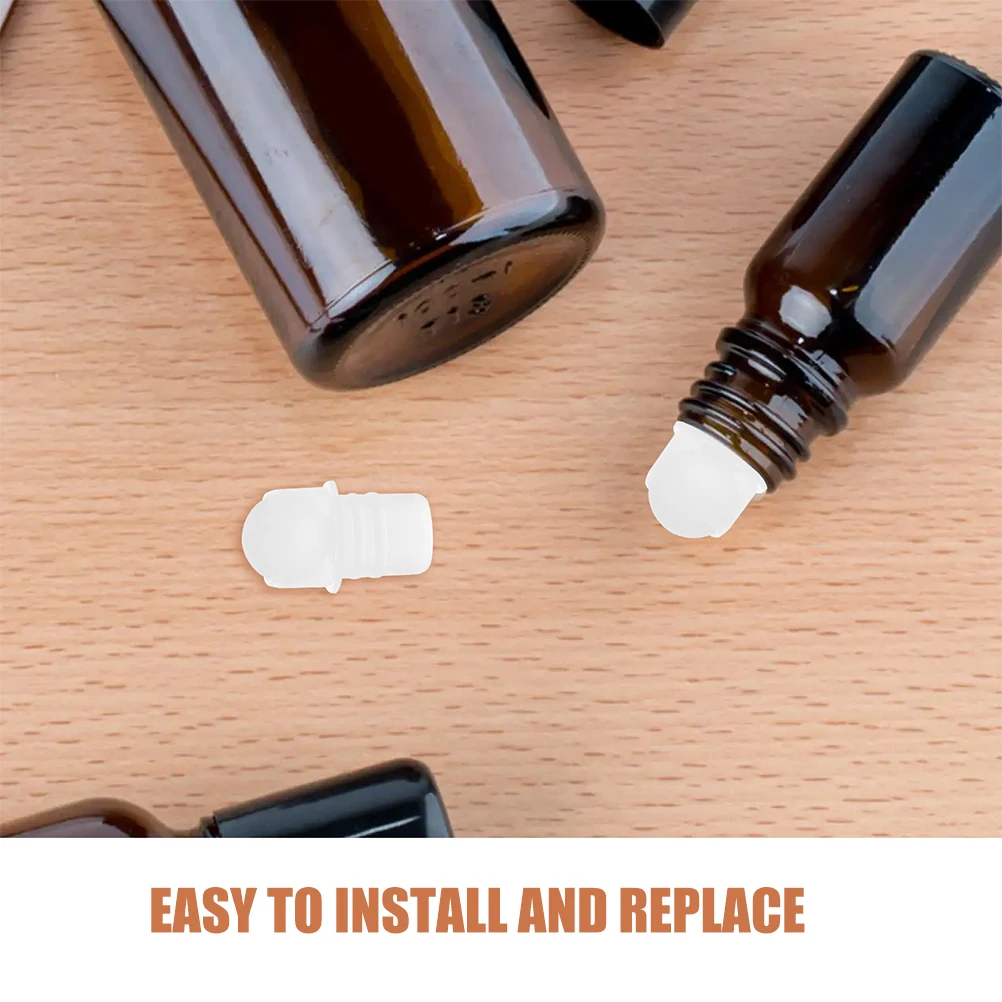 

40pcs Roller Ball Inserts Turn Oils Bottle Into Instant Rollers Replacement Essential Oil Roller Fitments Smooth Leakproof Easy