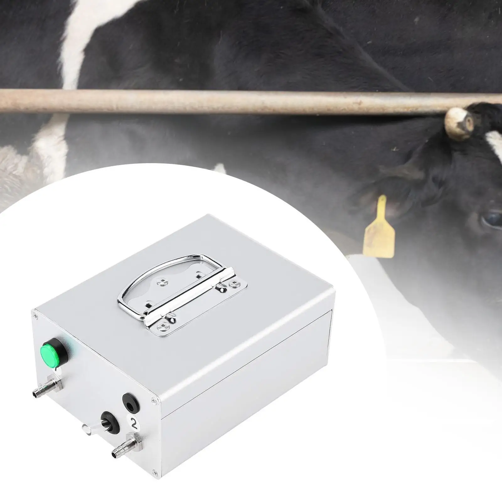 

Pulsating Milking Vacuum Pump Compact Farm Livestock Tool for Goat Horse Cow