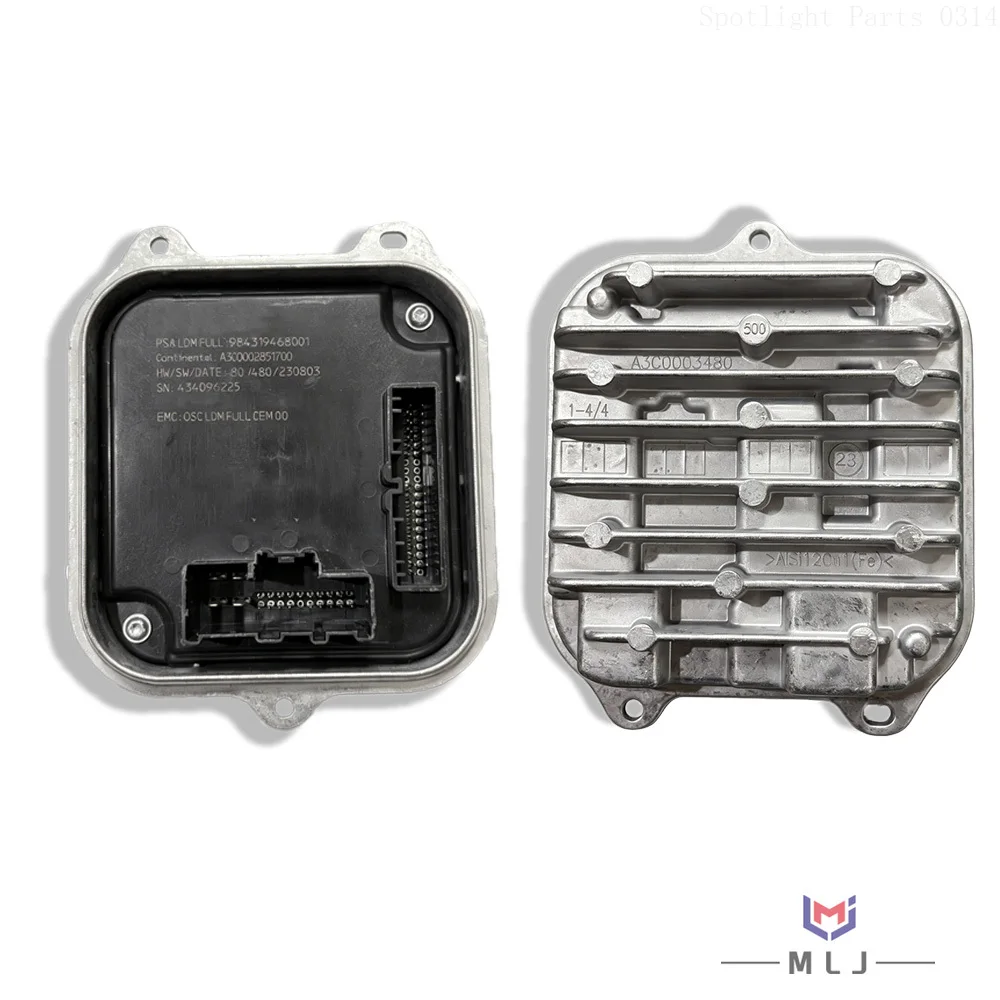 984319468001 For 2023 Peugeot 408 P54 Headlight Control Unit Angel Eye Ballast Control Module Unit DRL Module Car Accessories