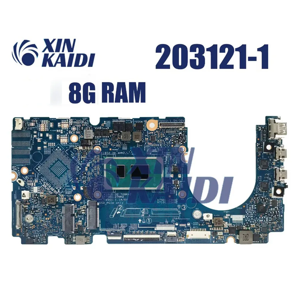 

For Dell Inspiron 3510 5310 Laptop Motherboard 203121-1 i5-11300H i7-11370H RAM 8/16G 0HMVCY 0MJKYW 072YT3 Mainboard 13 7386