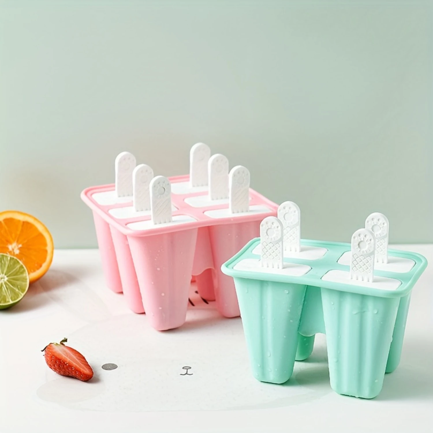 مجموعة واحدة، قالب المصاصة، قالب المصاصة الإبداعية، قالب المصاصة السيليكون، قالب الآيس كريم، صندوق مكعبات الثلج، قالب المصاصة المنزلية، Sa