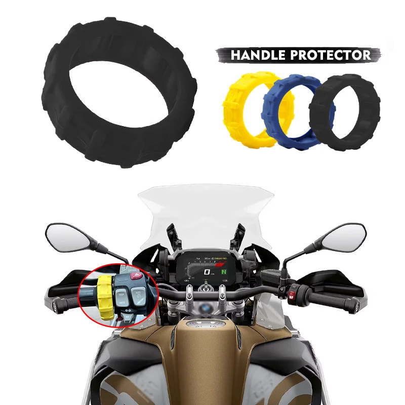 For BMW R1250GS R1200GS LC ADV F750GS F850GS C400X  MOTORRAD MULTI CONTROLLER PROTECTOR Rubber Cover for Handle R1250 GS