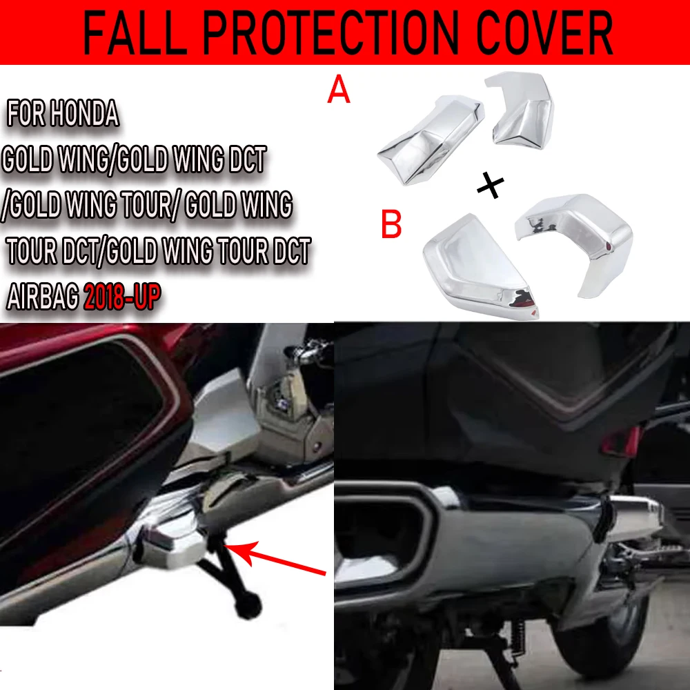 

Подходит для Honda Gold Wing GL1800 GL 1800 F6B 2018 2019 2020, аксессуары для мотоциклов, хромированный сплав в форме переднего и заднего седла