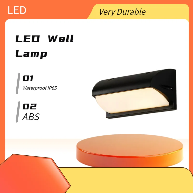 LED Outdoor Wall Lamp Waterproof IP65 Motion Sensor Light for Porch Balcony Garden Lighting Modern Exterior Wall Light