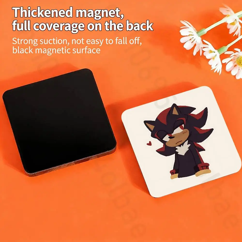 S-Shadow the H-HedgehogS Fridge Magnet Personalized Magnetic Durable Plastic Square Picture Surface Fridge Magnets
