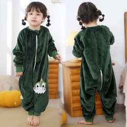 MICHLEY Cute Flannel Children Baby Sleeping Bag Sack Sleepsack Winter Warm Pajamas Sleepwear Pajamas For Girls Boys Kids 1-6T